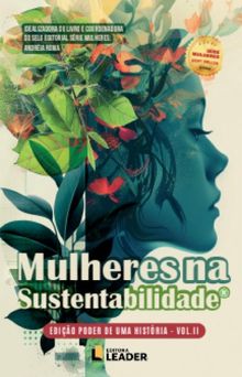 Capa do livro Mulheres na Sustentabilidade, volume II.